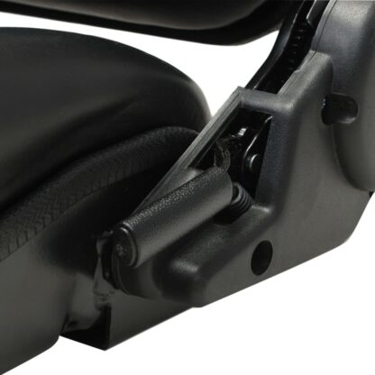 Gabelstapler- und Traktorsitz Verstellbare Rückenlehne Schwarz - Image 6