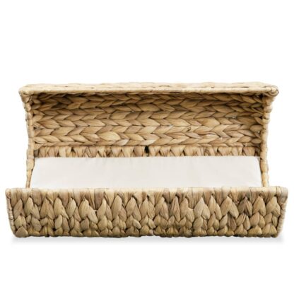Katzenbett mit Kissen Wasserhyazinthe 37 x 20 x 20 cm - Image 3