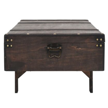 Couchtisch Massivholz Vintage-Stil 120x55x35 cm - Image 5