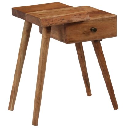 Nachttisch Akazienholz Massiv 45 x 32 x 55 cm - Image 9