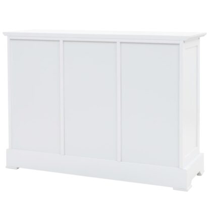 Sideboard mit 3 Türen MDF und Kiefernholz 105 x 35 x 77,5 cm - Image 4