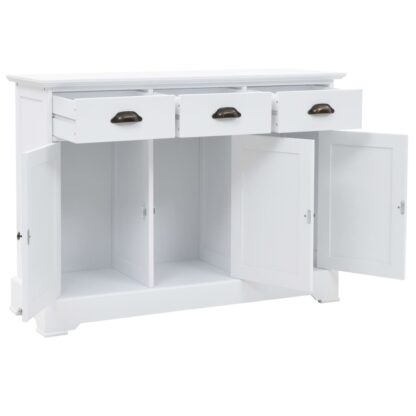 Sideboard mit 3 Türen MDF und Kiefernholz 105 x 35 x 77,5 cm - Image 5