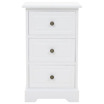 Nachtschrank MDF und Kiefernholz 35x32x59 cm - Image 2