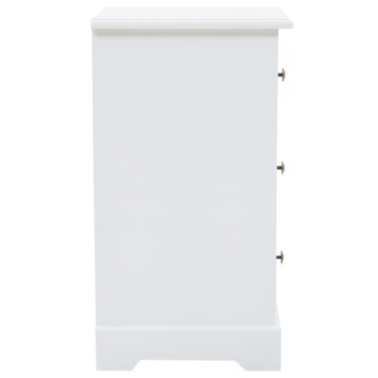 Nachtschrank MDF und Kiefernholz 35x32x59 cm - Image 3