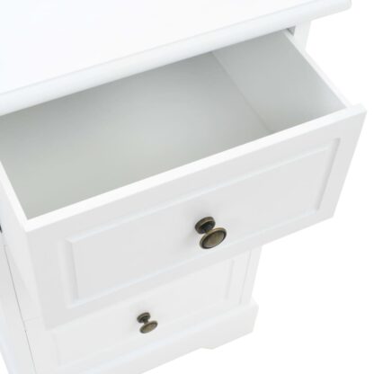Nachtschrank MDF und Kiefernholz 35x32x59 cm - Image 8