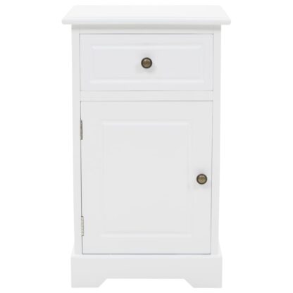 Nachtschrank MDF und Kiefernholz 35x32x59 cm - Image 2