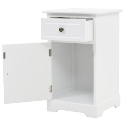 Nachtschrank MDF und Kiefernholz 35x32x59 cm - Image 4
