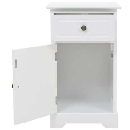 Nachtschrank MDF und Kiefernholz 35x32x59 cm - Image 5