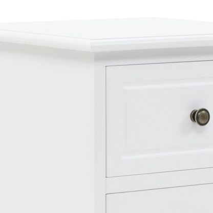 Nachtschrank MDF und Kiefernholz 35x32x59 cm - Image 6