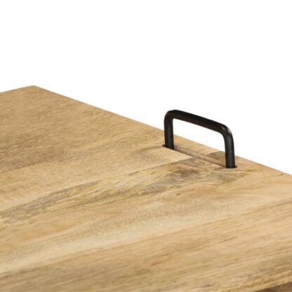 TV-Tisch Massivholz Mango 110x35x45 cm - Image 4
