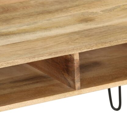 TV-Tisch Massivholz Mango 110x35x45 cm - Image 5