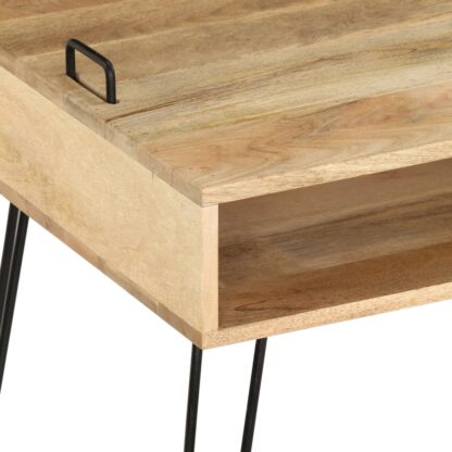 TV-Tisch Massivholz Mango 110x35x45 cm - Image 6