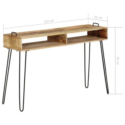 Konsolentisch Mangoholz Massiv 115 x 35 x 76 cm - Image 11