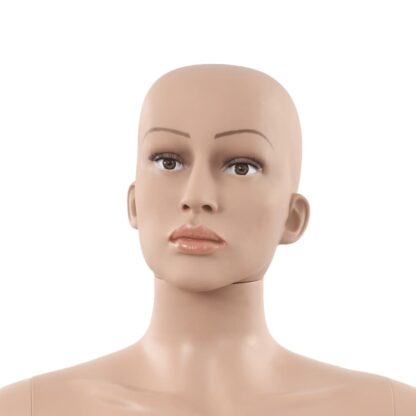 Schaufensterpuppe Dame mit Glassockel Beige 180 cm - Image 9