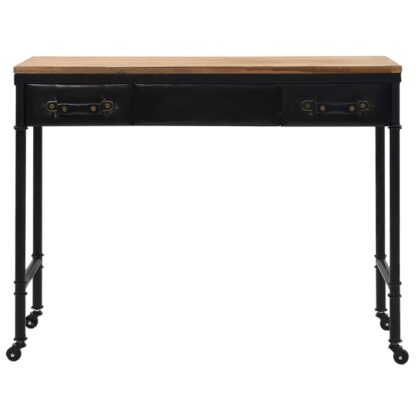 Konsolentisch MDF und Tannenholz 100 x 33,5 x 80 cm - Image 2