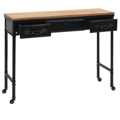 Konsolentisch MDF und Tannenholz 100 x 33,5 x 80 cm - Image 3
