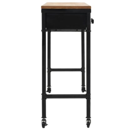 Konsolentisch MDF und Tannenholz 100 x 33,5 x 80 cm - Image 4