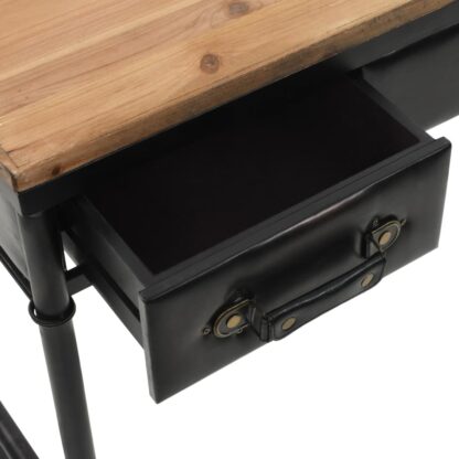 Konsolentisch MDF und Tannenholz 100 x 33,5 x 80 cm - Image 6
