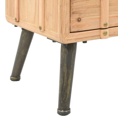 Nachttisch Massivholz Tanne 50x35x57 cm - Image 6