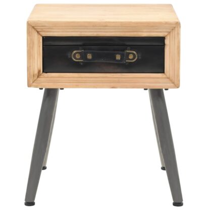 Nachtisch Massivholz Tanne 43x38x50 cm - Image 2