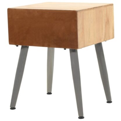 Nachtisch Massivholz Tanne 43x38x50 cm - Image 4