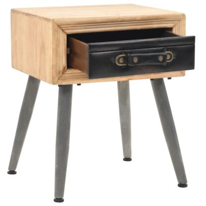 Nachtisch Massivholz Tanne 43x38x50 cm - Image 5