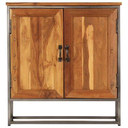 Sideboard Recyceltes Teakholz und Stahl 65x30x70 cm - Image 2