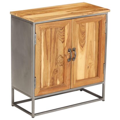 Sideboard Recyceltes Teakholz und Stahl 65x30x70 cm - Image 11