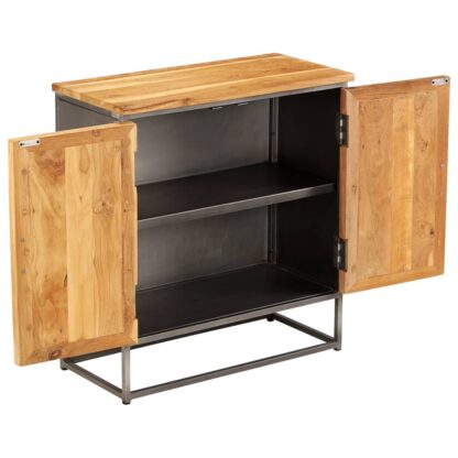 Sideboard Recyceltes Teakholz und Stahl 65x30x70 cm - Image 3