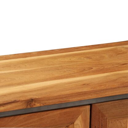 Sideboard Recyceltes Teakholz und Stahl 65x30x70 cm - Image 4