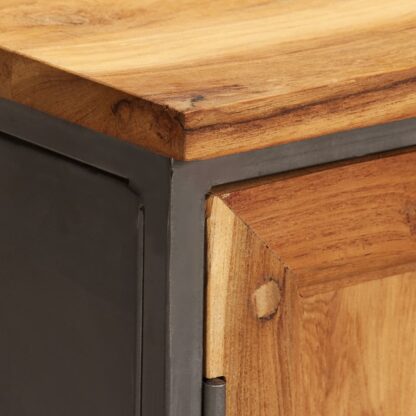 Sideboard Recyceltes Teakholz und Stahl 65x30x70 cm - Image 5