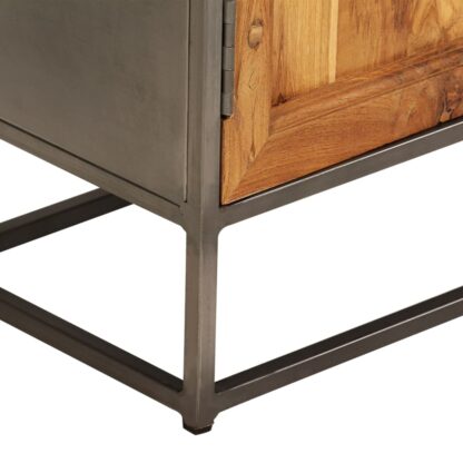 Sideboard Recyceltes Teakholz und Stahl 65x30x70 cm - Image 6