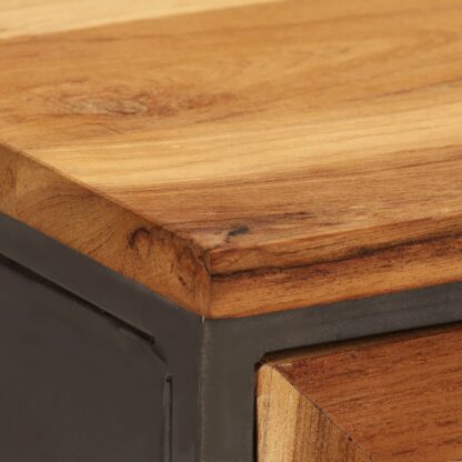 Sideboard Recyceltes Teakholz und Stahl 65x30x70 cm - Image 8