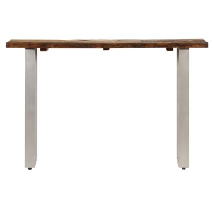 Konsolentisch Altholz und Stahl 120×35×76 cm - Image 4