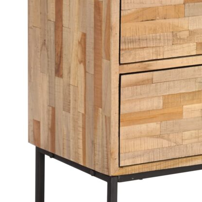 TV-Schrank Recyceltes Teakholz 90x30x55 cm - Image 6