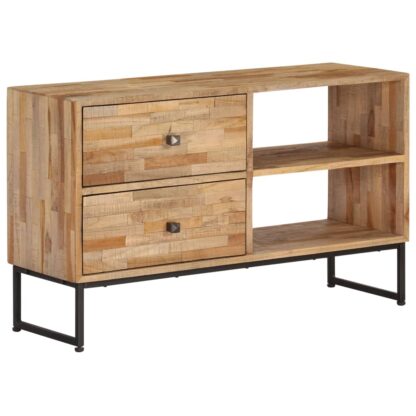 TV-Schrank Recyceltes Teakholz 90x30x55 cm - Image 10