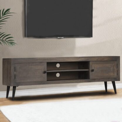 TV-Schrank Massivholz Mango 140x30x45 cm - Image 2