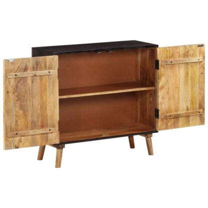 Sideboard aus massivem Mangoholz 85x30x75 cm - Image 3