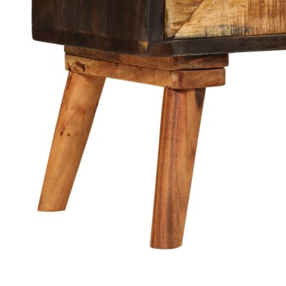 Sideboard aus massivem Mangoholz 85x30x75 cm - Image 6