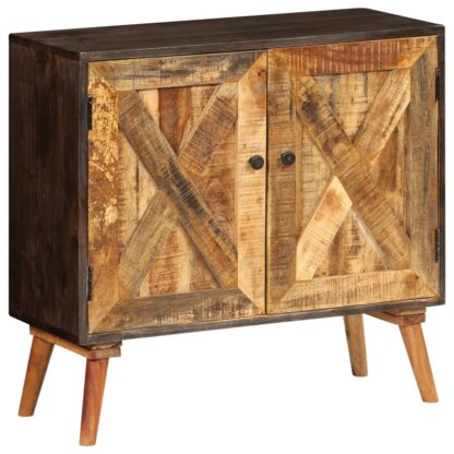 Sideboard aus massivem Mangoholz 85x30x75 cm - Image 8