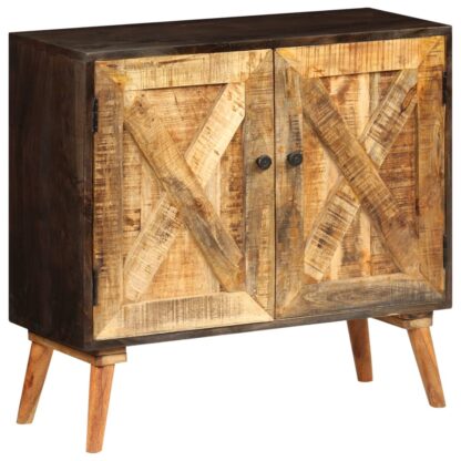 Sideboard aus massivem Mangoholz 85x30x75 cm - Image 9