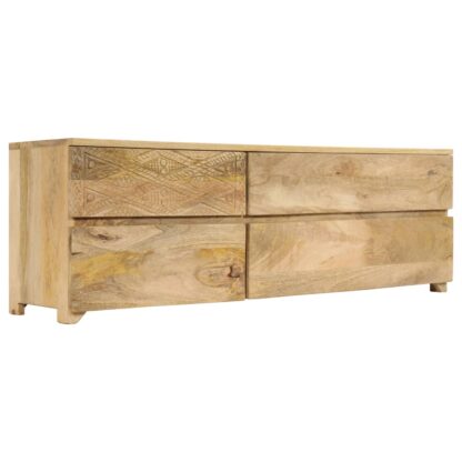 TV-Schrank Massivholz Mango 110x30x40 cm - Image 3