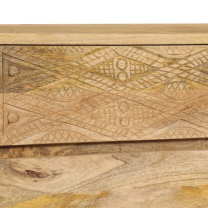 TV-Schrank Massivholz Mango 110x30x40 cm - Image 10