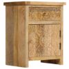 Nachttisch Mangoholz Massiv 40 x 30 x 50 cm