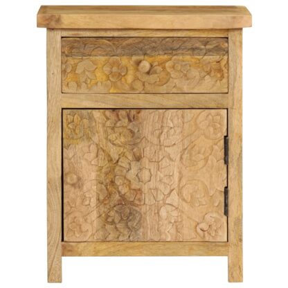 Nachttisch Mangoholz Massiv 40 x 30 x 50 cm - Image 2