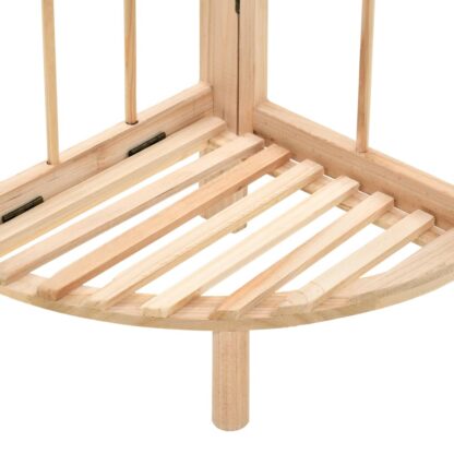 Eckregal Zedernholz 27x27x110 cm - Image 4