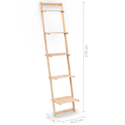 Leiterregal Zedernholz 41,5x30x176 cm - Image 6