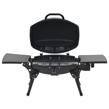 Tragbarer Gasgrill mit Kochzone Schwarz - Image 2