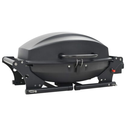 Tragbarer Gasgrill mit Kochzone Schwarz - Image 8
