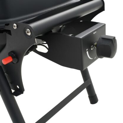 Tragbarer Gasgrill mit Kochzone Schwarz - Image 9